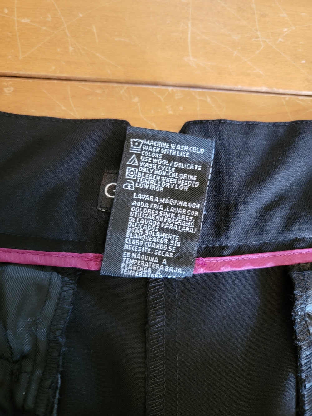 George Black Cropped Wide-Leg Capris Work Wear Size 16 - Picture 12 of 12